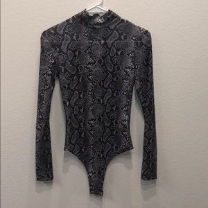 Snake skin bodysuit